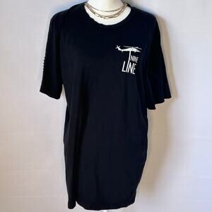 Nine Line Dalmatian Graphic T-Shirt Black Bella Canvas Size XL